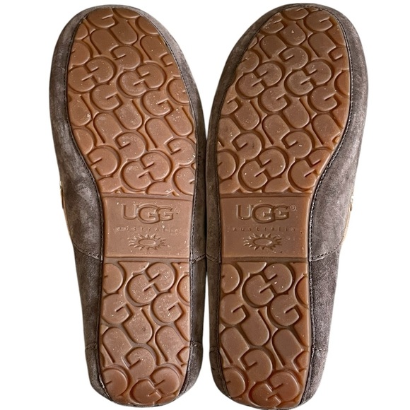 NWOB UGG Men's Ascot Suede Moc-Toe Slippers Size 13 - Picture 7 of 8